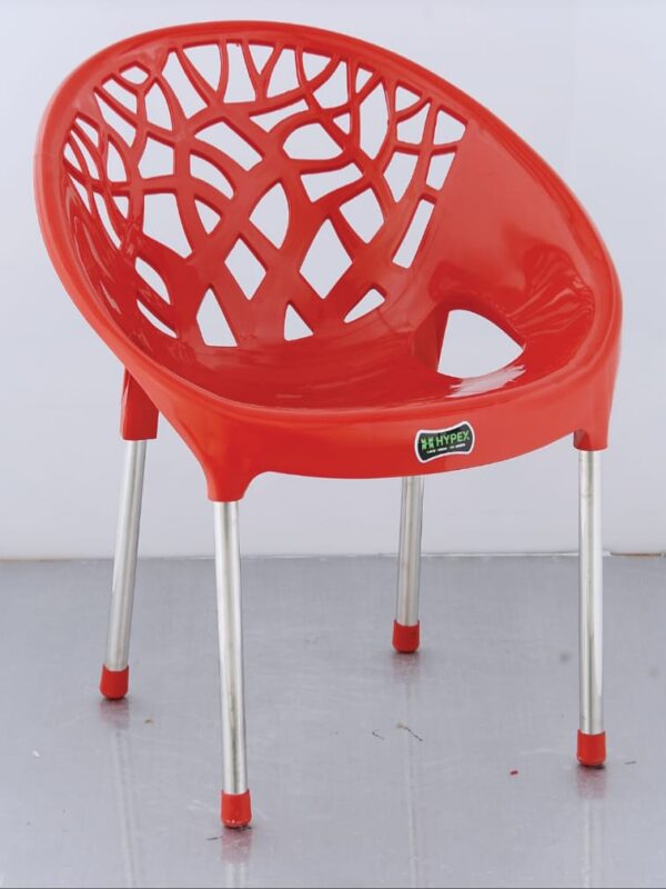 Tree-Shaped Plastic Chair with Nickel Legs | Tree chair