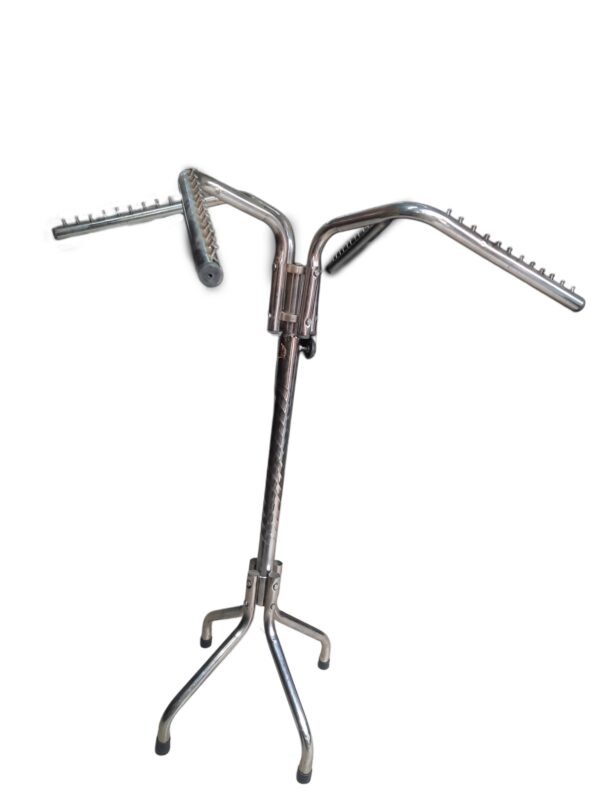 Adjustable Steel Clothes Hanger - Heavy-Duty Frame for 48 Garments - Affordable & Durable Storage Solution