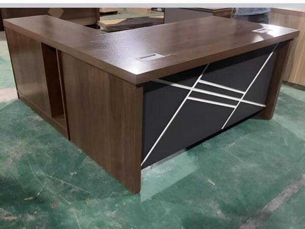 Exquisite Wooden Executive Desk with a Timeless Look