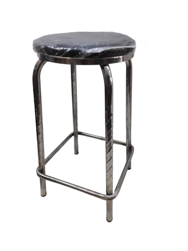 Elegant 26-Inch Stainless Steel Stool
