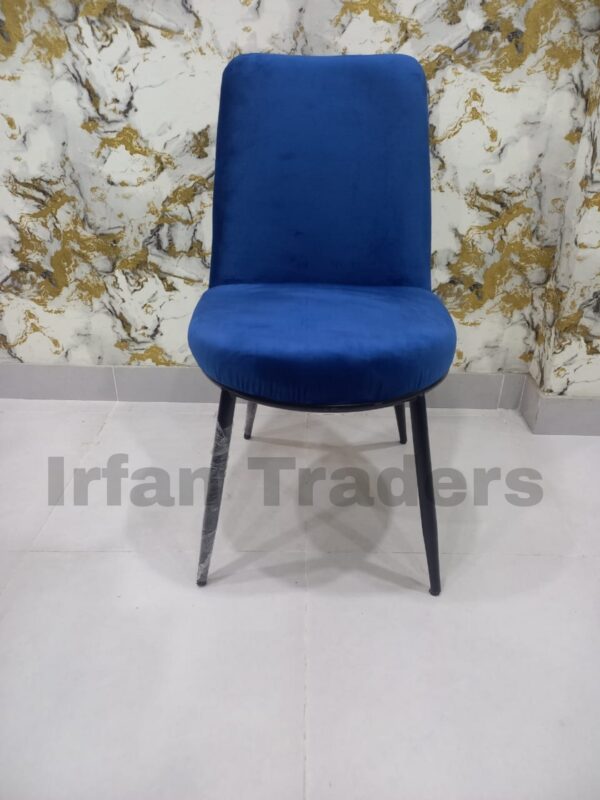 Armless Dining Chair with Foam Cushion & Sleek Metal Legs – Modern Comfort