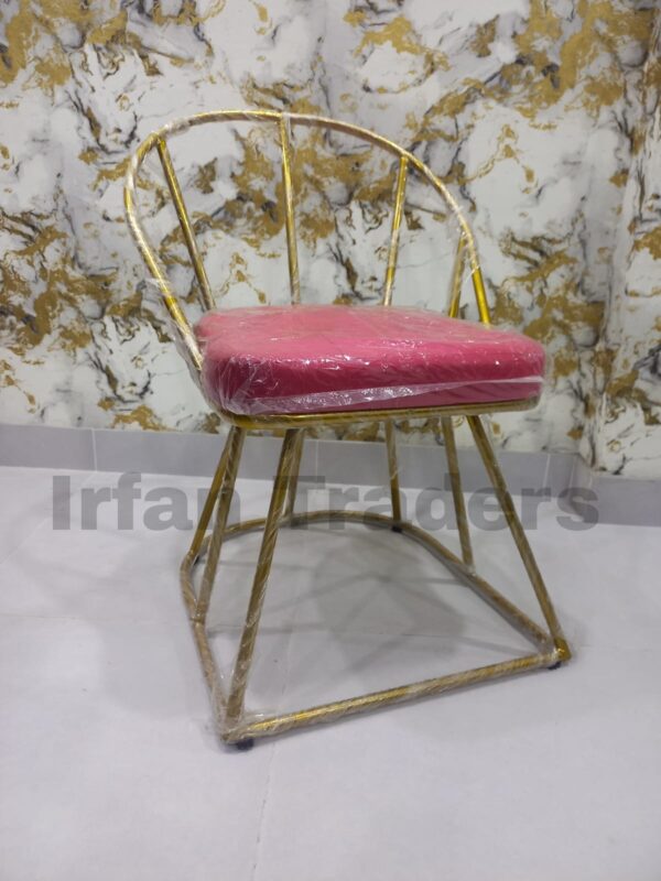 Elegant Dining Chair with Modern Design and Foam Cushions – Stylish Metal Legs
