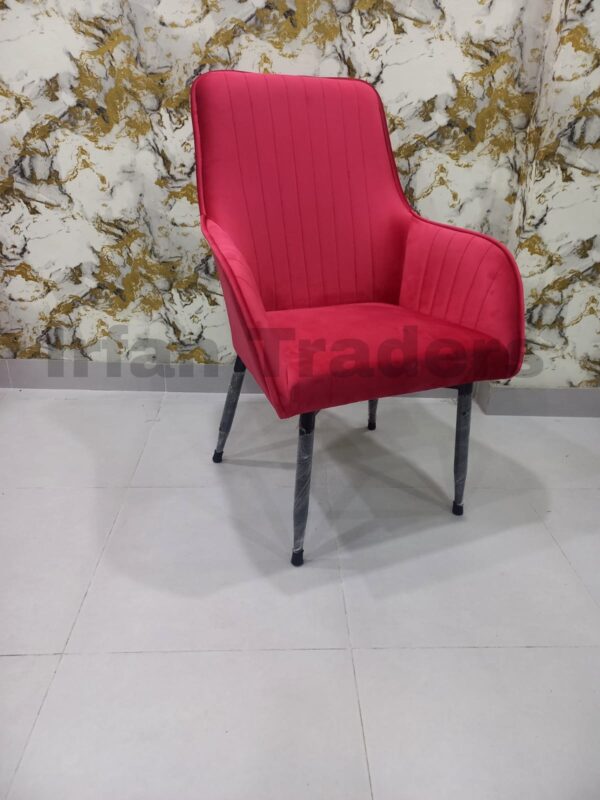 Elegant Dining Chair with Foam Cushions & Metal Frame – Unique New Design