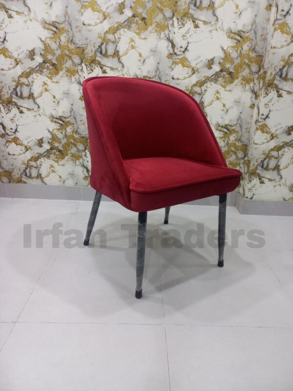 Sleek Dining Chair with Foam Cushions & Metal Frame – Contemporary Design