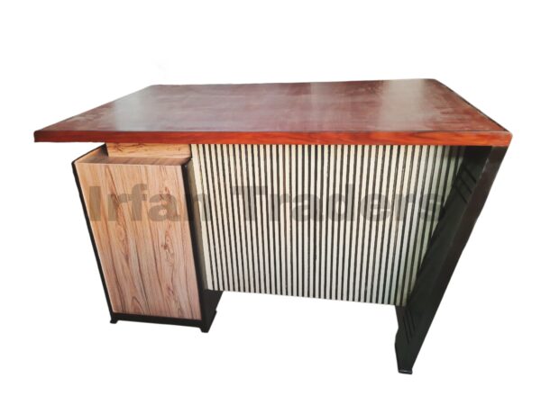 Modern Office Table with Laminated Sheet Top – Unique Design