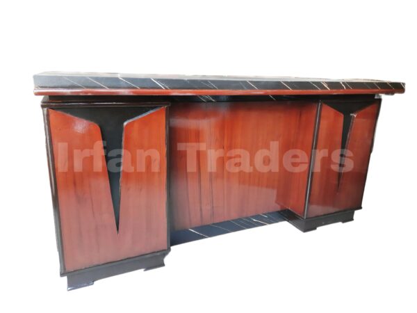 Sleek Large Office Table with Laminated Top – Unique Design