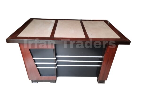 Contemporary Office Desk with Laminated Sheet Surface – Unique Design