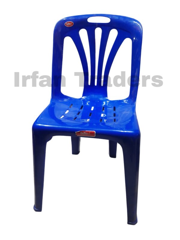 Stylish Armless Plastic Chair – Durable and Lightweight Design